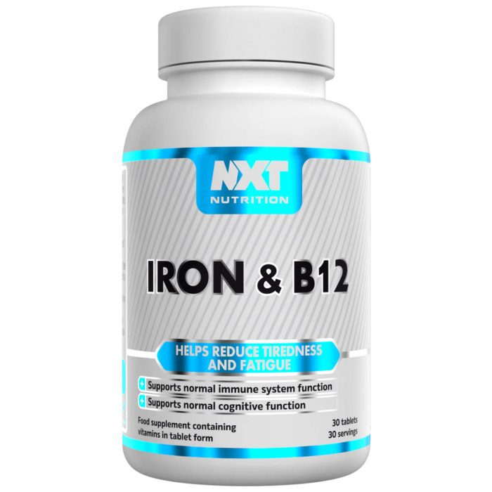 NXT Nutrition Iron & B12 30 Tablets