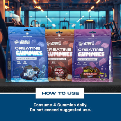 Applied Nutrition Creatine Gummies 3000mg 80 Gummies