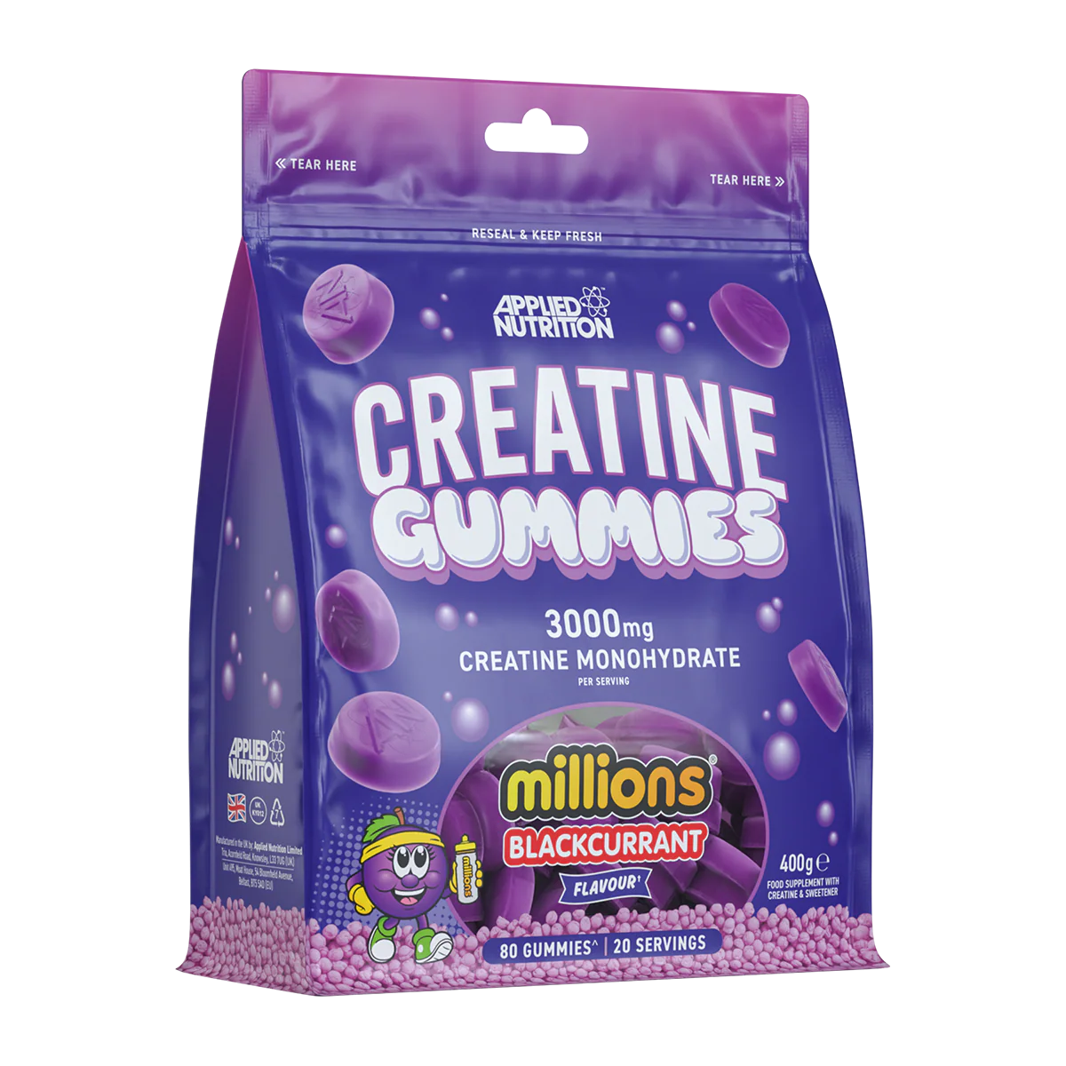 Applied Nutrition Creatine Gummies 3000mg 80 Gummies